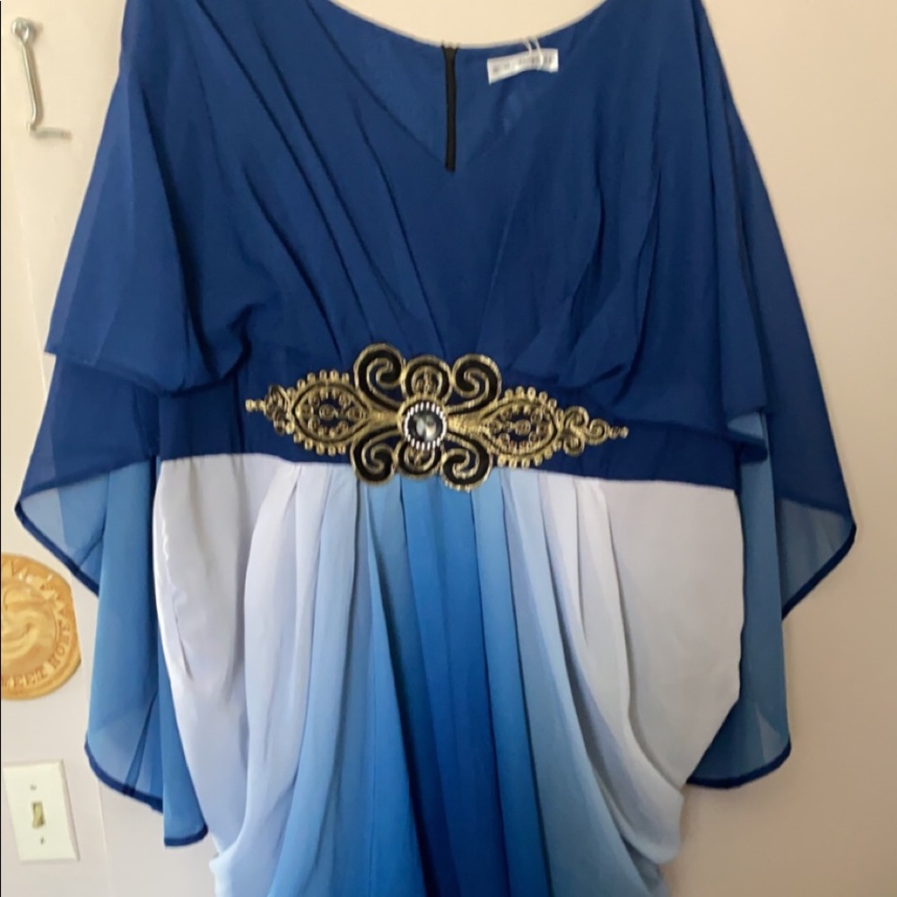 SHEIN cocktail cape dress